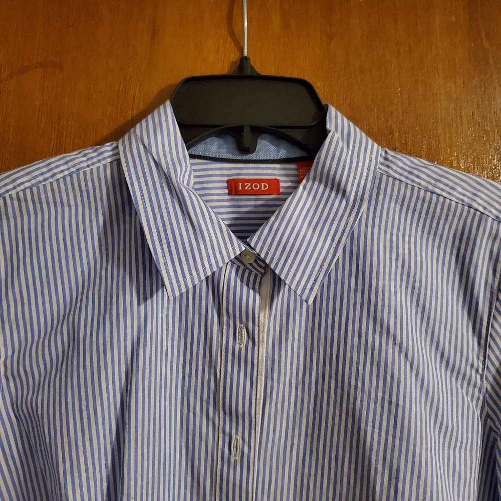 Fitted Stripe Button-Up - Picture 2 of 2